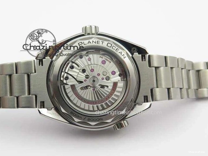 0404 Trendy 2016 Planet Ocean 43.5mm SS V6F Best Edition Black Dial On SS Bracelet A 8210